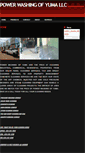 Mobile Screenshot of powerwashingofyuma.com